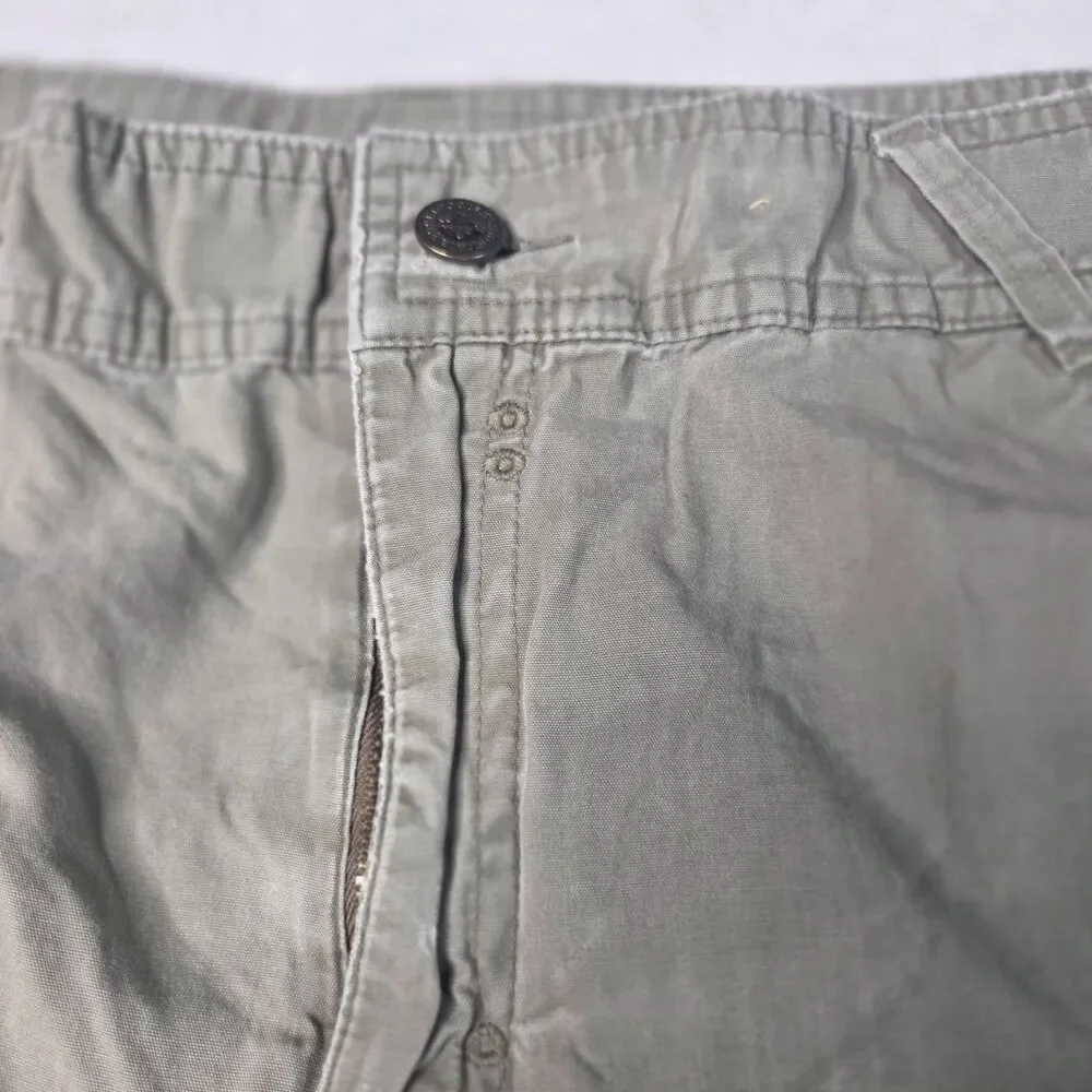 Patagonia Organic Cotton Cargo Shorts Men's Size 33 Khaki Hiking Utility